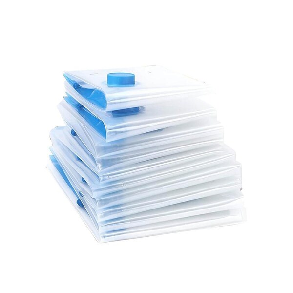 9 Pack Space Saver Vacuum Sealer Storage Bag Kit, 2 Large, 5 Medium & 2 Small