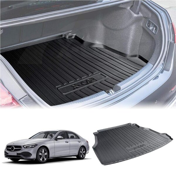 Boot Liner for Mercedes-Benz C-Class Sedan 2021-2026 All Weather Heavy Duty Cargo Trunk Mat Luggage Tray