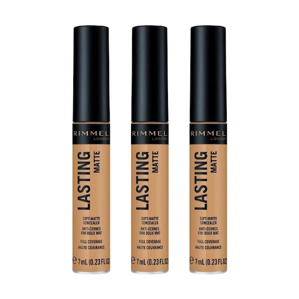 3 x Rimmel London Lasting Matte Concealer 7mL - 035 Sun Beige