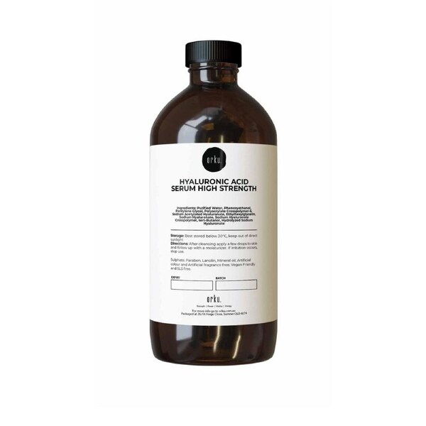 500ml Hyaluronic Acid Serum - High Strength Bulk Cosmetic Face Skin Care