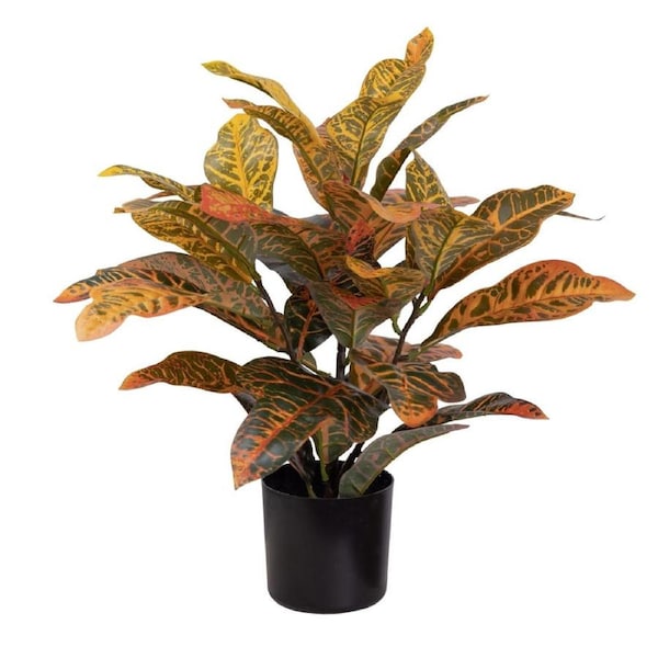 Glamorous Fusion Croton Plant Artificial Faux Plant Decorative 50cm