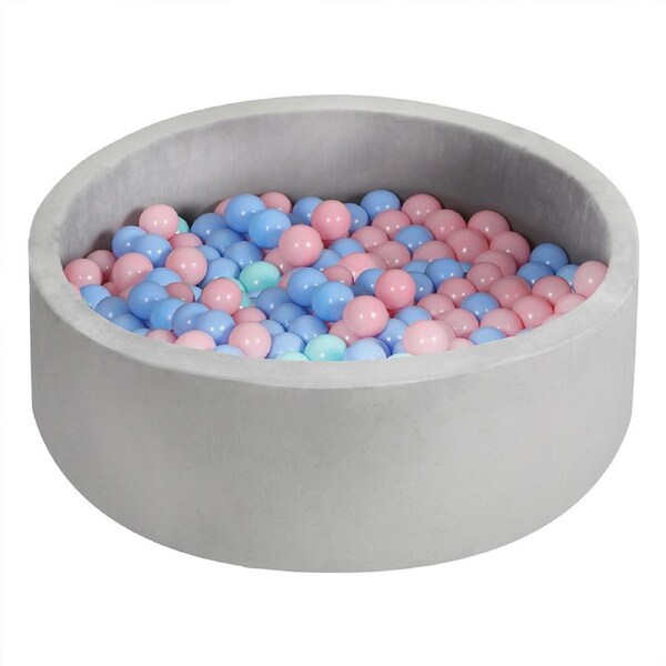 BoPeep Kids Ball Pit 120cm Foam Play Pool with 300 Balls