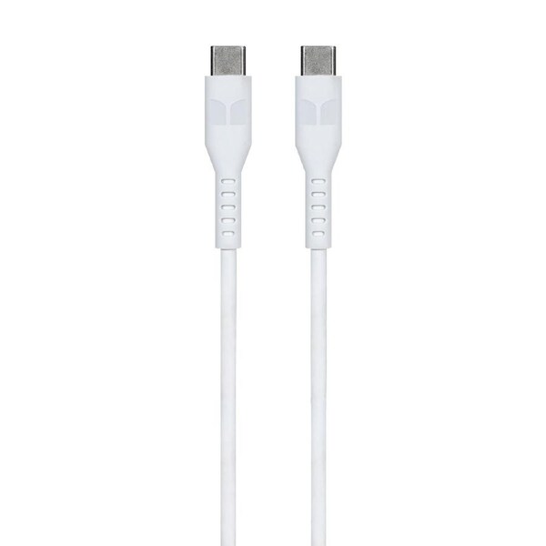 Monster TPE 1.2M USB-C to USB-C Phone Charging/Sync Power/Data Cable White