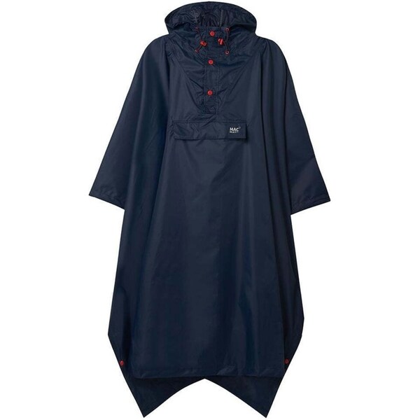 Mac In A Sac Packable Unisex Adults Rain Poncho Waterproof Cape One Size Navy