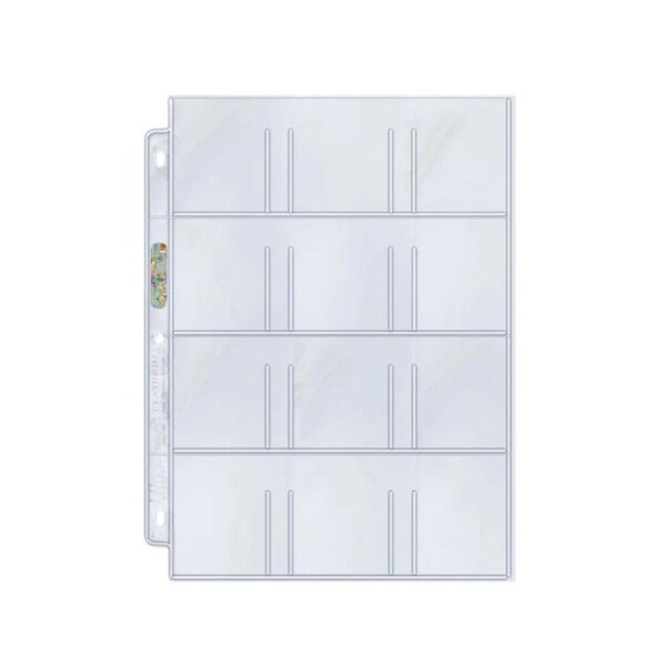 10 x Ultra Pro Platinum 12 Pocket Binder Album Sleeves Stickers Cards Tags Pages