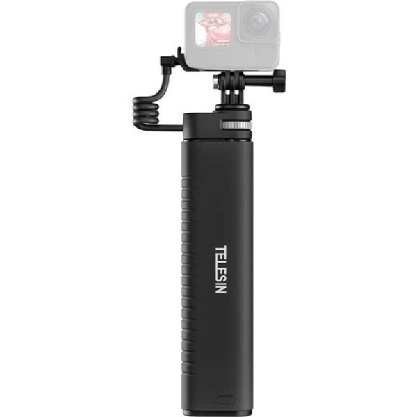 Telesin Rechargeable Selfie Stick - For GoPro HERO13/12/11 Black/10/9 - 10,000mAh