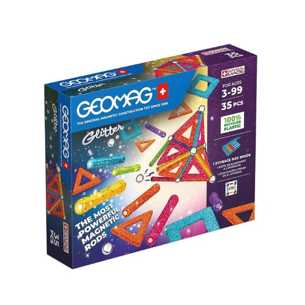 Geomag - Magnetic Construction Glitter Recycled 22