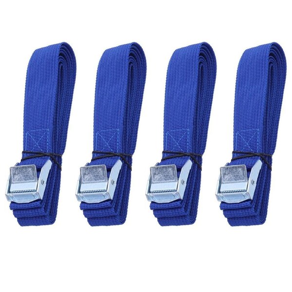 8pcs Nylon Lashing Straps with Buckle for Cargo Tie Down Kayak Carrier Moving