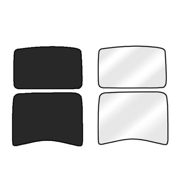 For Tesla Model 3 Front Rear Glass Roof Sunroof Sun Shade Sunblind