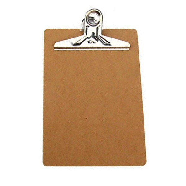 Office Paper Clip Writing Wood Board