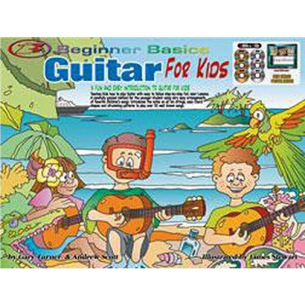 Beginner Basics Guitar For Kids Book/CD(3)/DVD(3) Book