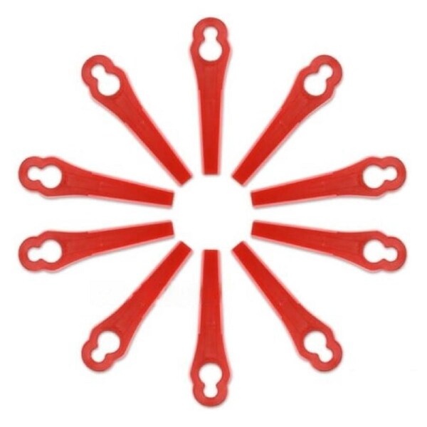 Grass Trimmer Plastic Blades Part Cutter Replace Acc Crop for OZITO Bosh Kuller - 50pcs