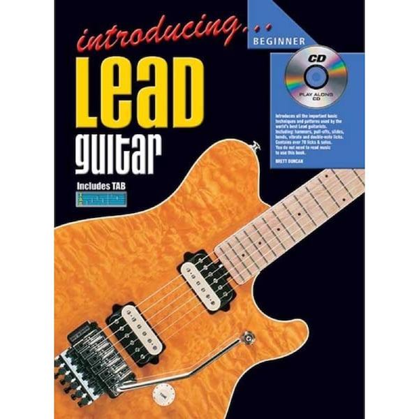 Lead Guitar Techniques Book with CD