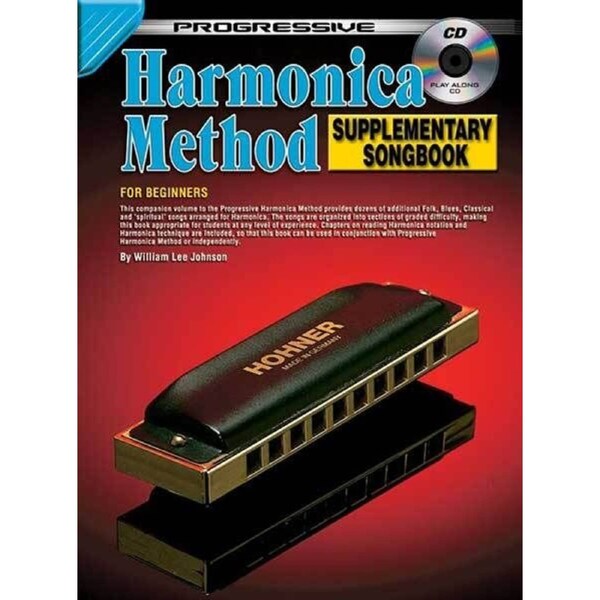 Progressive Harmonica Method Supplementary Songbook with CD