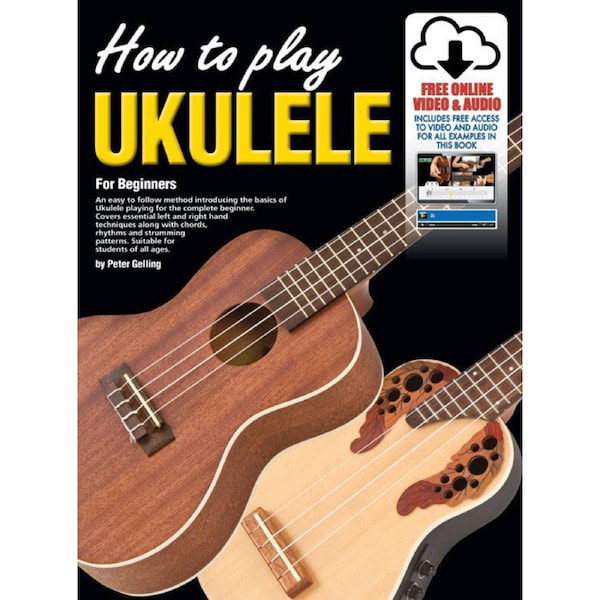 Progressive How To Play Ukulele Book with Online Video & Audio Access