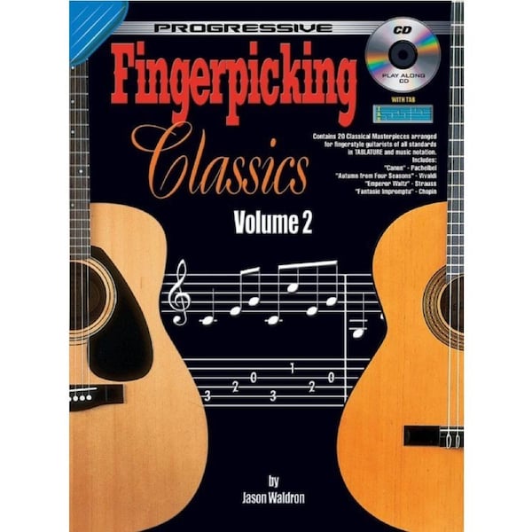 Progressive Fingerpicking Classics Volume 2 Book with CD
