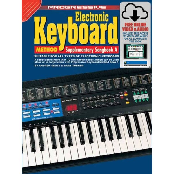 Progressive Keyboard Method Supplementary Book with Online Video & Audio