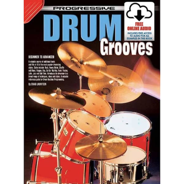 Progressive Drum Grooves Book/Online Video And Audio Book