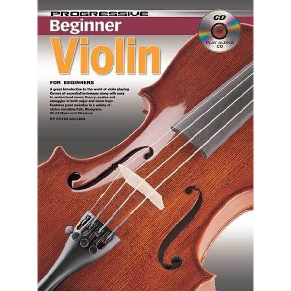 Progressive Beginner Violin Book with CD