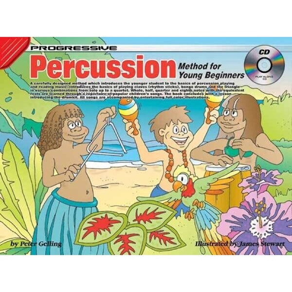Progressive Percussion Method for Young Beginners Book and CD