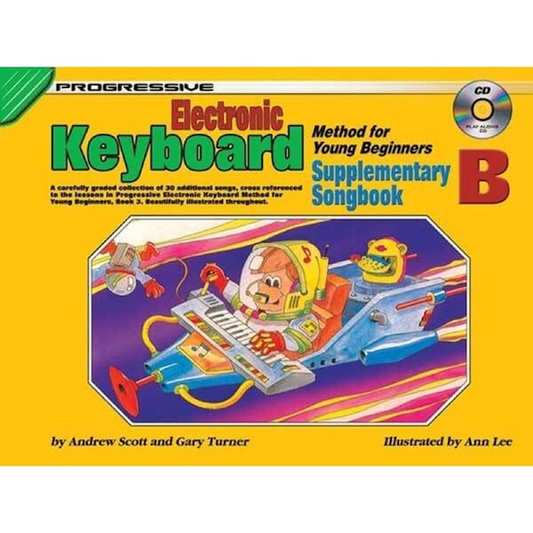 Progressive Keyboard Method For Young Beginners Supplementary Songbook B Book/CD