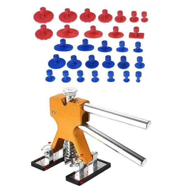 Dent Puller Removal Car Body Paintless Hail Repair Lifter Kit Tools - 30pcs Tab