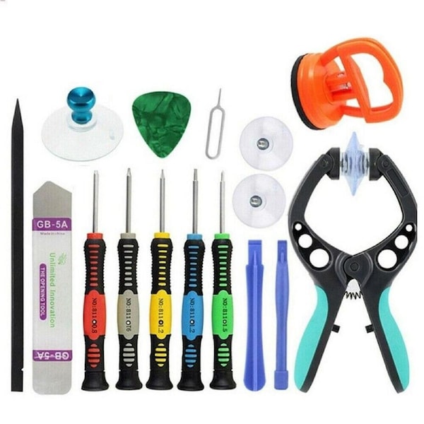14in1 Mobile Phone Repair Screen Opening Tool Kit Screwdriver For iPhone Samsung