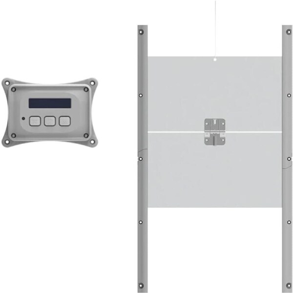 Automatic Chicken Coop Door Opener Timer Light Sensor Pet Hutch Door LCD Screen