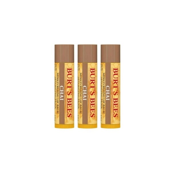 3 x Burt's Bees Chai Tea Lip Balm 4.25g