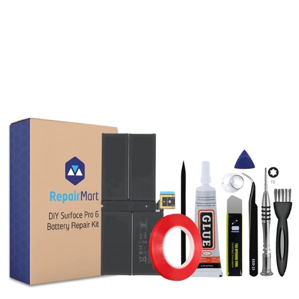 Microsoft Surface Pro 6 Compatible Battery Replacement Assembly and Repair Kit