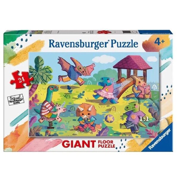 Ravensburger - Dinosaurs at Playground Supersize Puzzle 24Pc