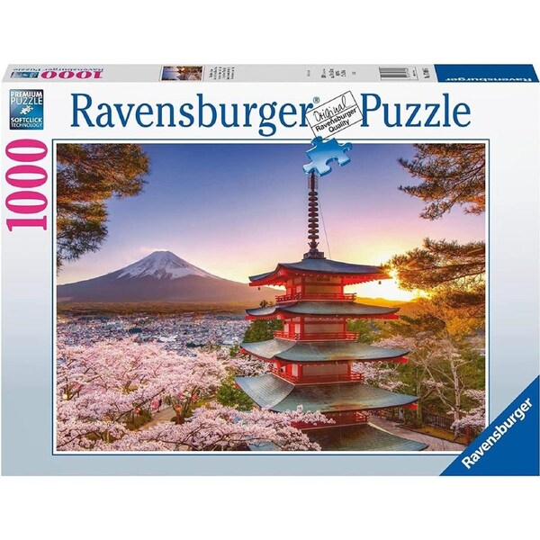 Ravensburger - Mount Fuji Cherry Blossom View Puzzle 1000 Pc