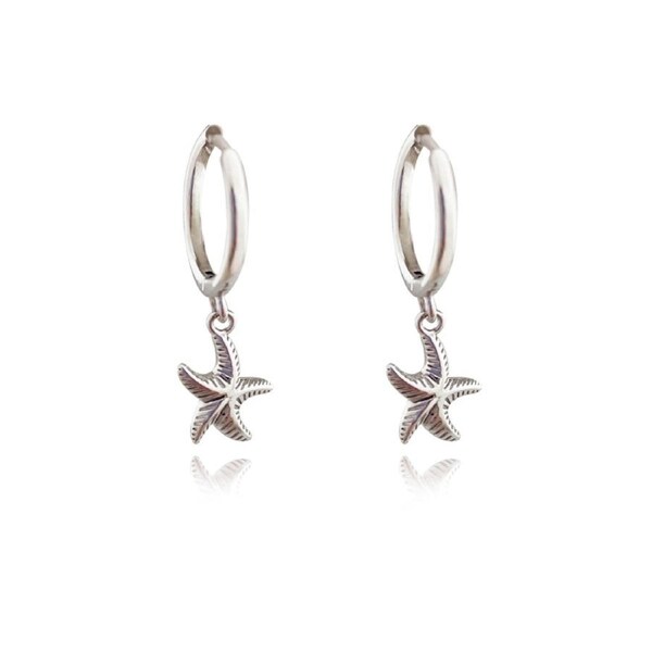 Culturesse Meri Starfish Drop Earrings Women's Fashion JewellerySterling Silver