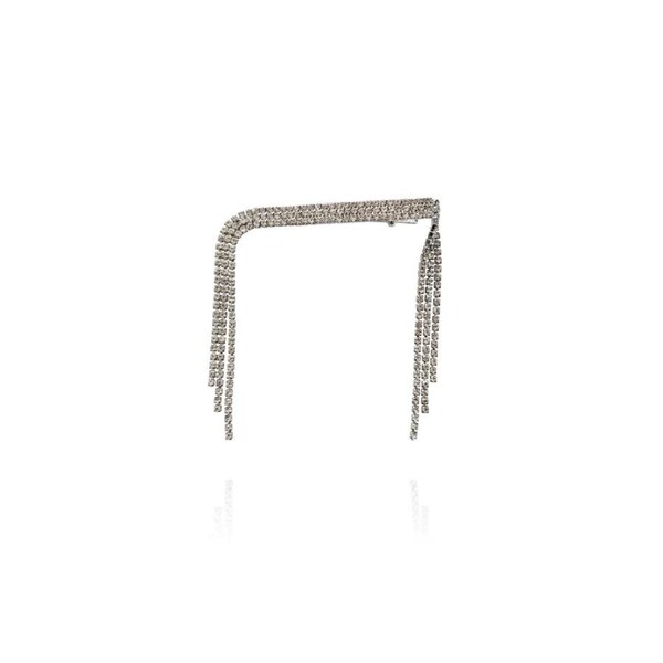 Culturesse Botina 9cm Outside The Norm Barrette/Brooch Hair Accessory Silver