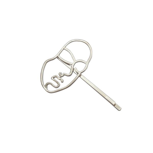 Culturesse Cora Modern Fashionista 5.3cm Hair Clip Women's Accessory Silver