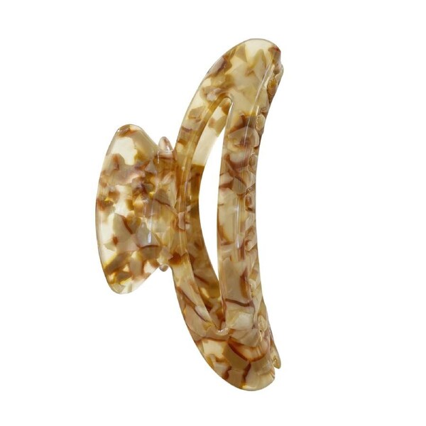 Culturesse Auburn Crecent Large 10cm Hair Claw/Crab Women's Accessory Mocha