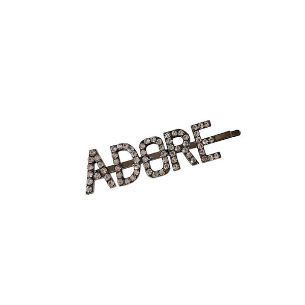 Culturesse 7.5cm Adore Statement Rhinestone Hair Clip Women's Accessory Silver