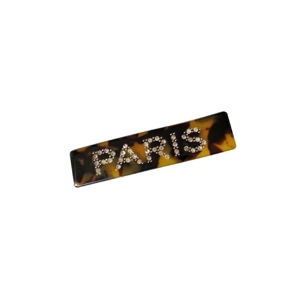 Culturesse Paris Classic 7cm Chic Barrette Hair Clip Women's Accessory Leopard