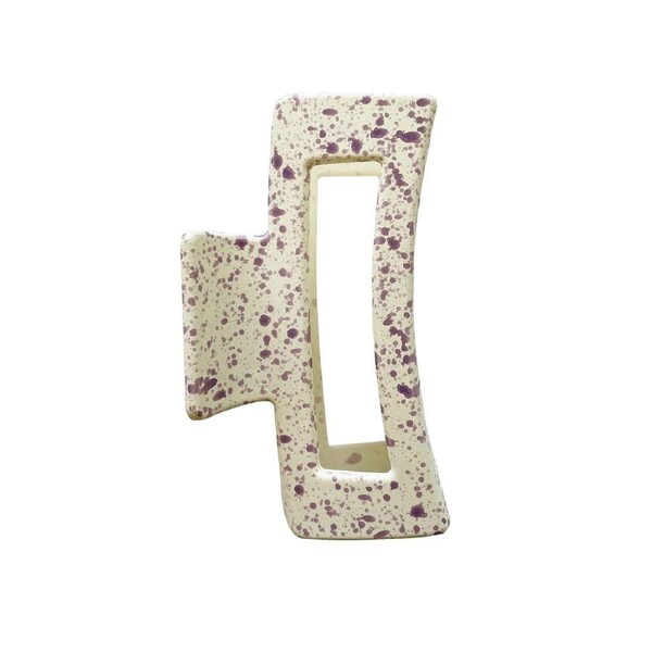 Culturesse Indy Artsy Women's Paint Splash 8.1cm Medium Hair Claw/Crab Lavender