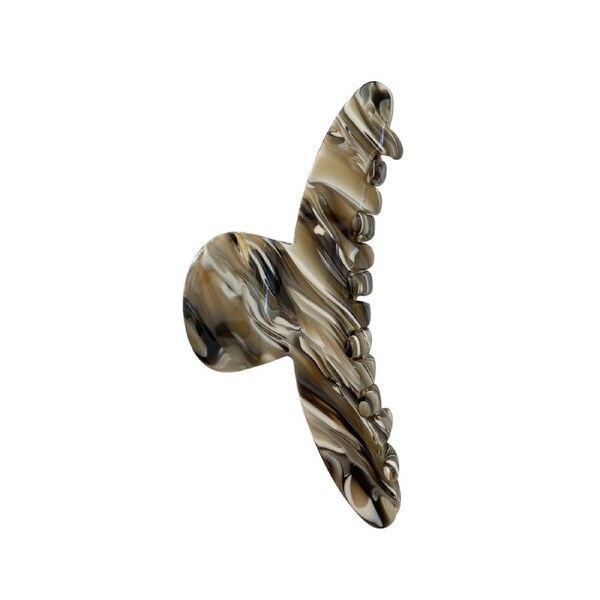 Culturesse Sabine 9.7cm Crecent Medium Hair Claw/Crab Women's Accessory Brownie