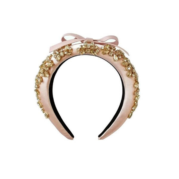 Culturesse Aymeli Cover Girl 17.5cm Luxury Headband Women's Hair Accessory Pink