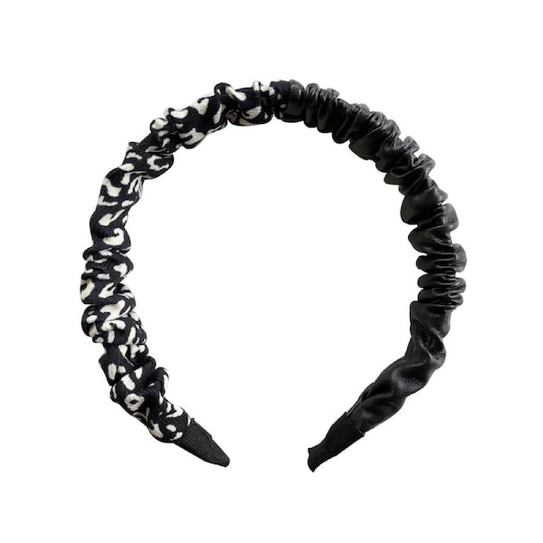 Culturesse Frankie Artsy 15cm Headband Women's Hair Accessory Leopard/Black