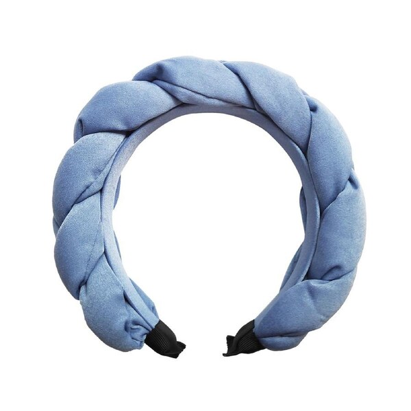 Culturesse Claramay 18cm Twisted Rope Headband Women's Hair Accessory Sky Blue