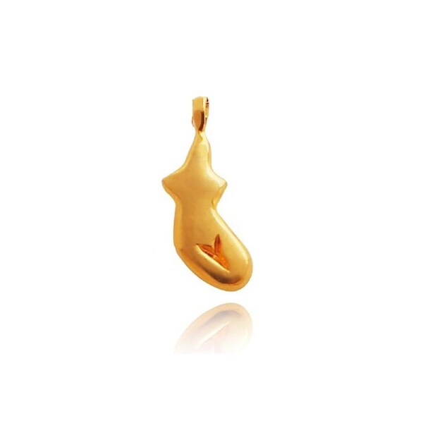 Culturesse Muriel 24K Gold Body Art 3cm Pendant Fashion Accessory For Necklace