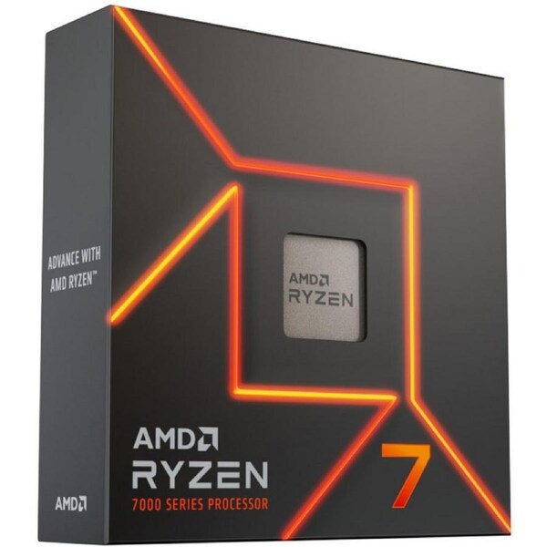 AMD Ryzen 7 7700 8 Cores / 16 Threads, 65 watts, Max Freq 5.3Ghz, 40MB Cache [100-100000592BOX]