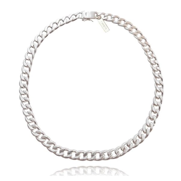 Culturesse Rebel Modern 49cm Chain Fashion Necklace Double Layer Silver Plating