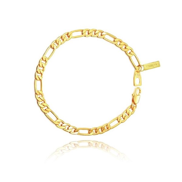 Culturesse Amari Chic 21cm Chain Bracelet/Anklet 18K Gold Plating Jewellery Gold