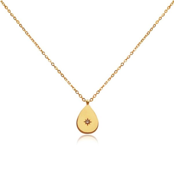 Culturesse Freja Starburst 45cm Pendant Necklace 18K Gold Plating Jewellery