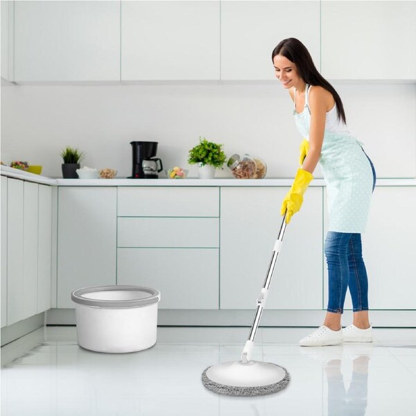 Cleanflo Spin Mop Bucket Set 360° Rotating