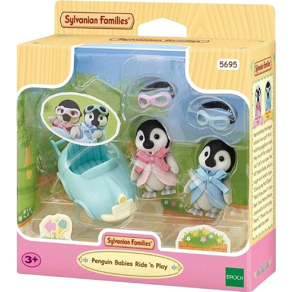 Sylvanian Families - Penguin Babies Ride N' Play Animal Doll Playset